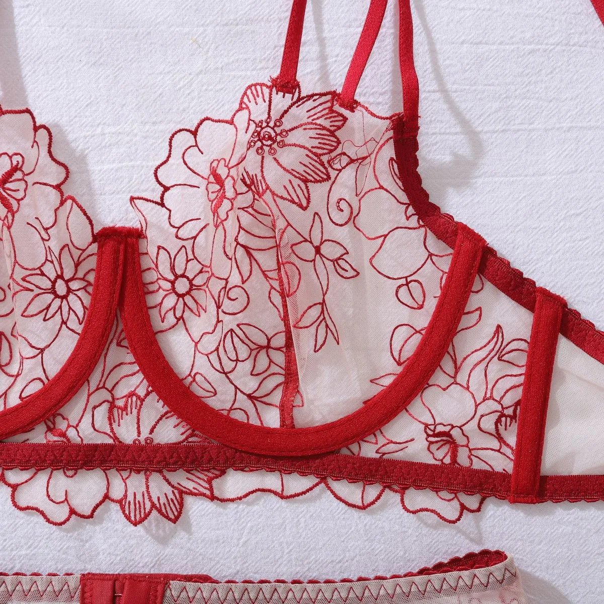 Erocult - Lingerie Set – Amber Veil - Lingerie Set