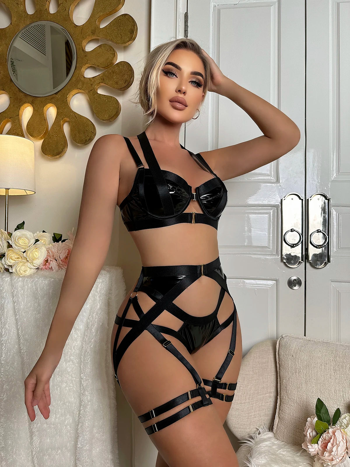 Lingerie Set - 4 Pieces - Camila