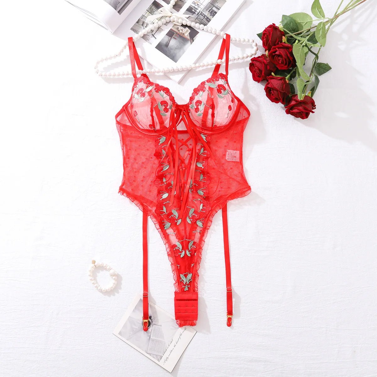 Erocult - Bodysuit - Allegra Open Crotch - 