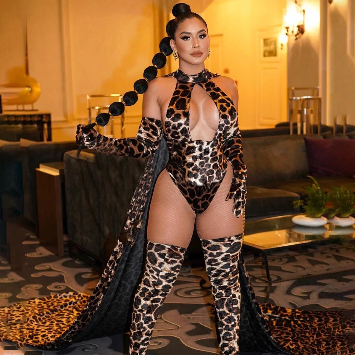 Erocult - Bodysuit - Leopard - 