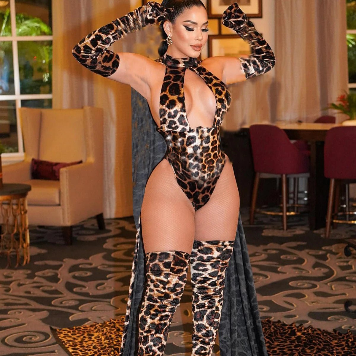 Erocult - Bodysuit - Leopard - 
