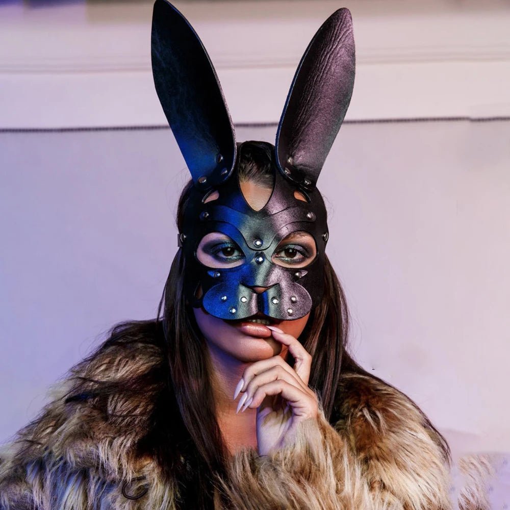 Erocult- Leather Mask - Bunny Girl -Accessories