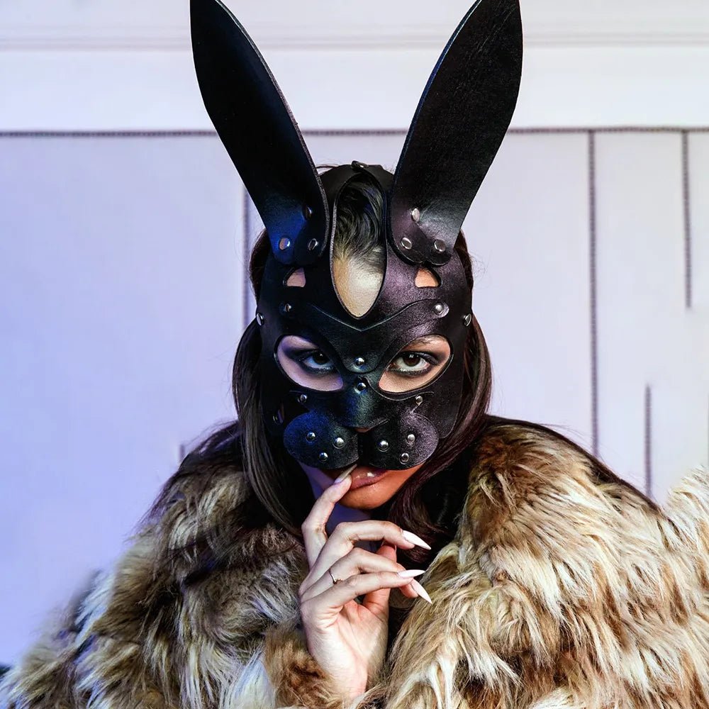 Erocult- Leather Mask - Bunny Girl -Accessories