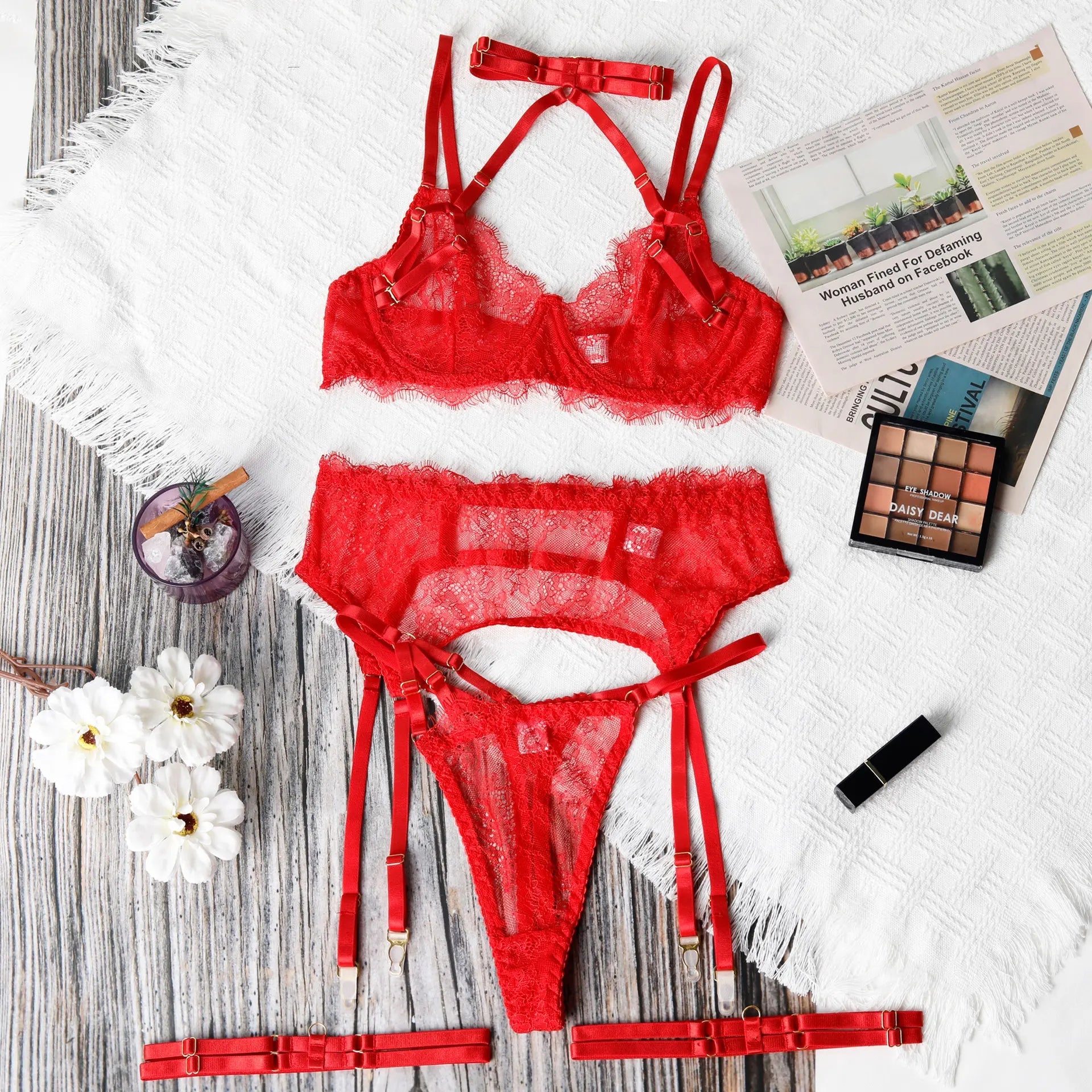 Erocult - Lingerie Set - Allure Queen - Lingerie Set