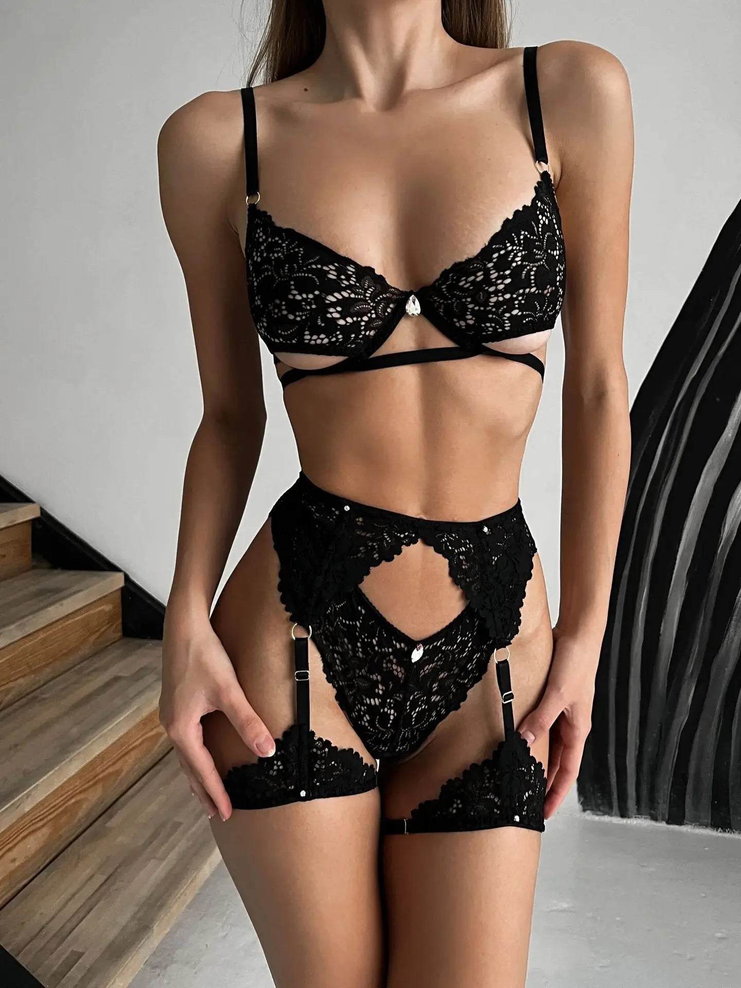 Erocult- Lingerie Set - Blissful Beauty -