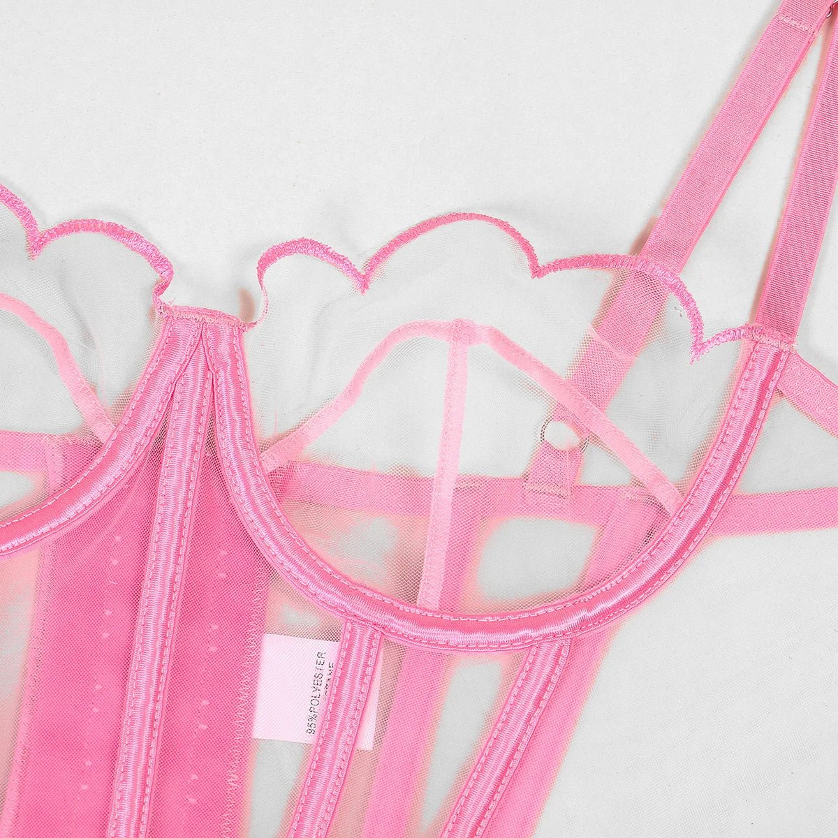 Erocult- Lingerie Set - Pink Fantasy -