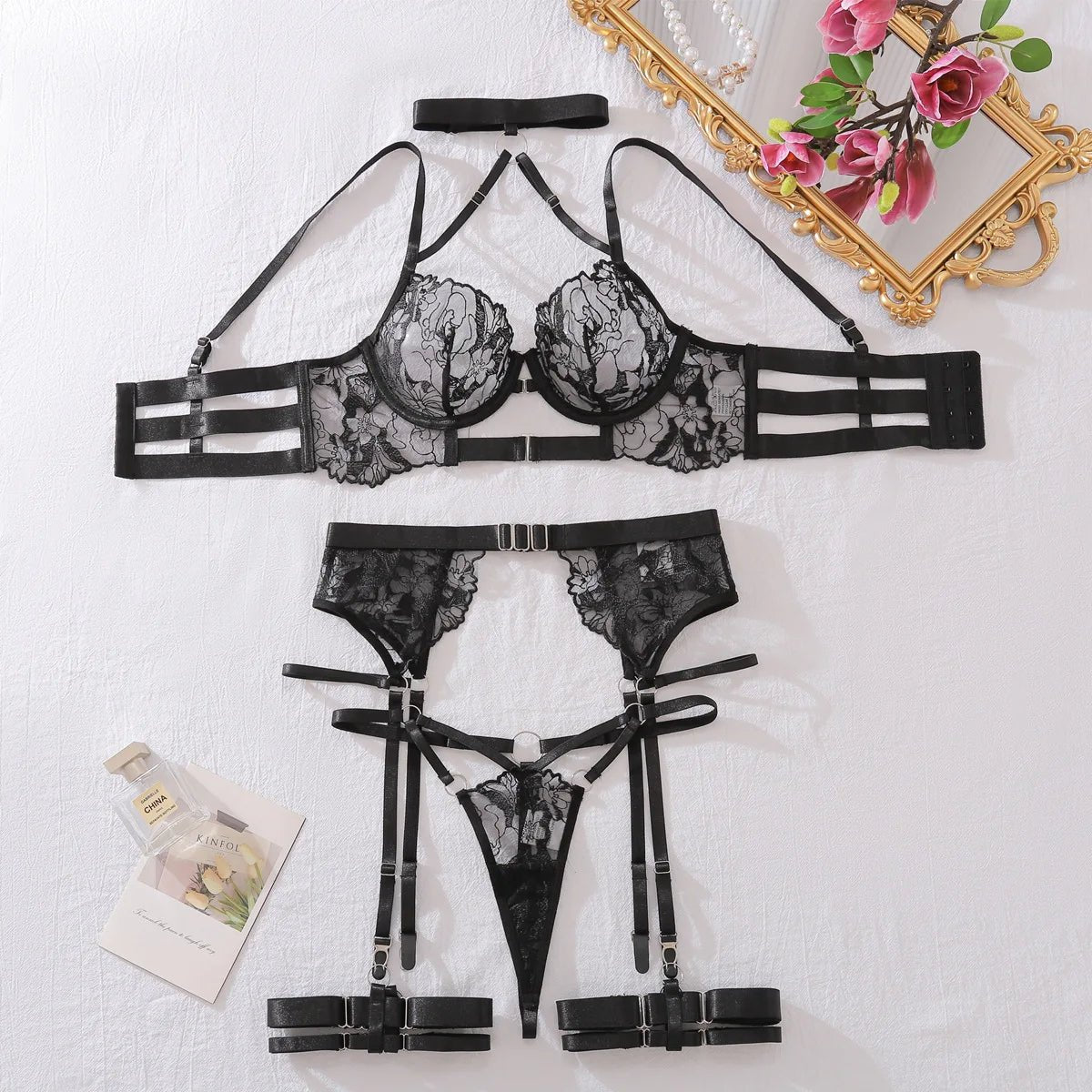 Erocult - Lingerie Set - Rosalie - 