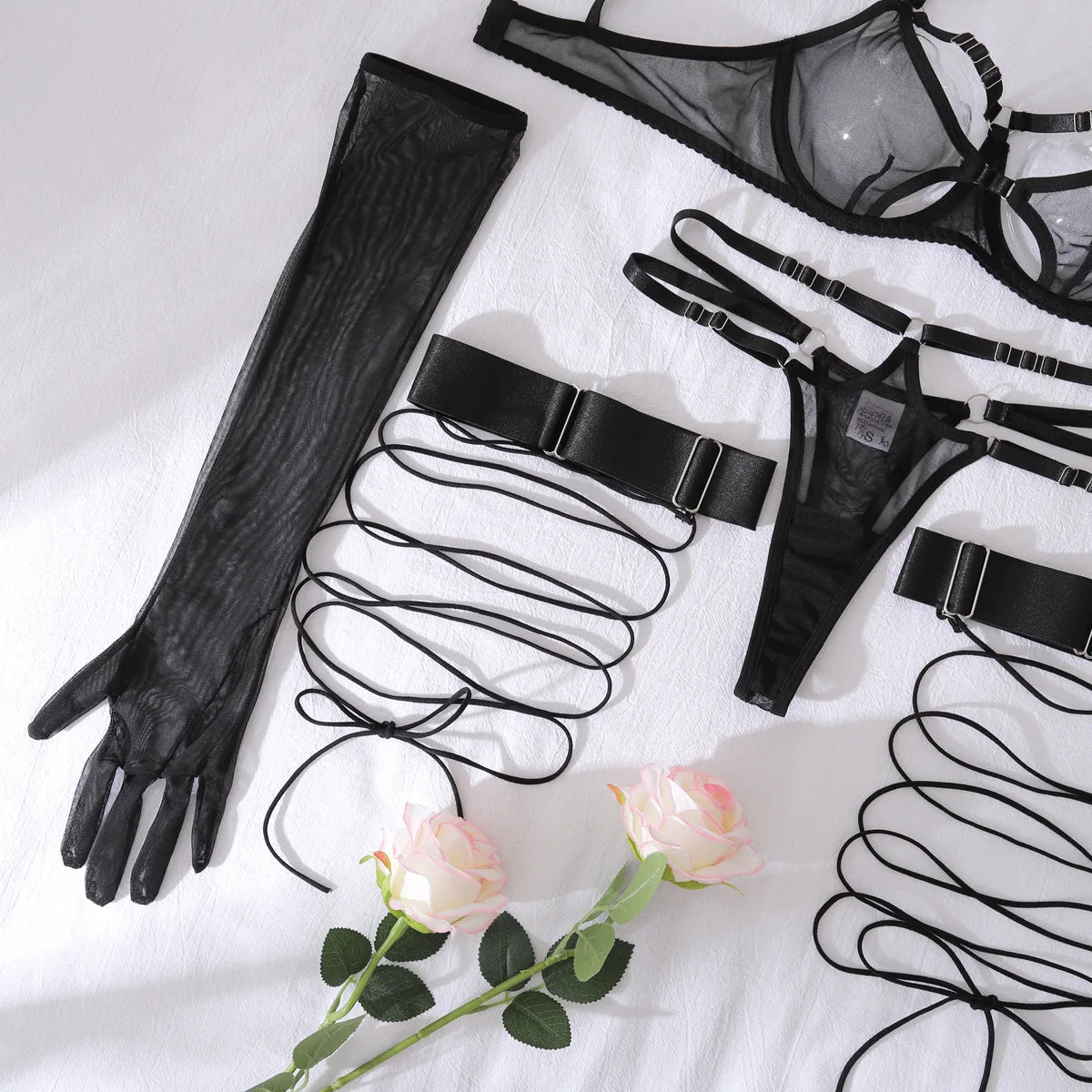 Erocult - Lingerie Set - Sheer Temptation - Lingerie Set