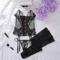 Erocult - Lingerie Set - Temptation Lace Corset - 