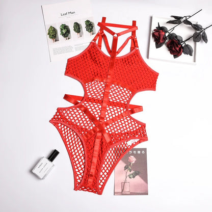 Erocult- Bodysuit - Sinful Scarlet -Bodysuit