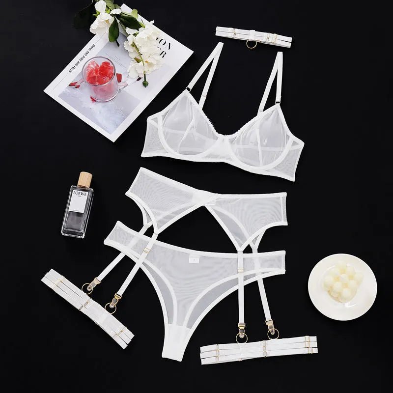 Erocult- Lingerie 4 Pieces Set - La mour -Lingerie Set