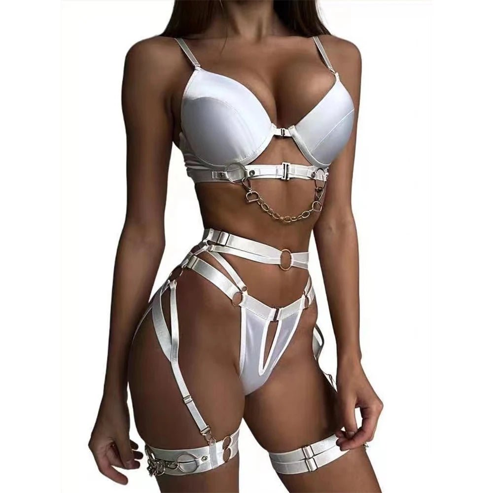 Erocult- Lingerie 5-Piece Set - Chain -Lingerie Set