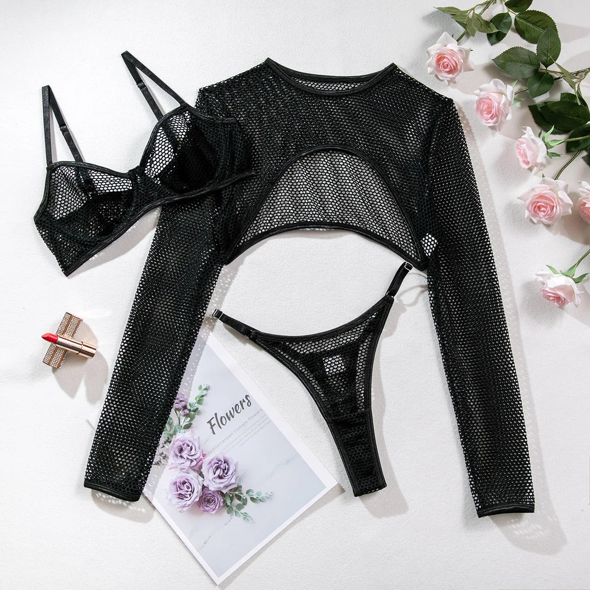 Erocult- Lingerie Set - Blush Boudoir -Lingerie Set