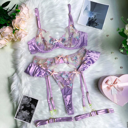 Erocult- Lingerie Set - Orchid Oasis -Lingerie Set