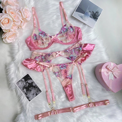 Erocult- Lingerie Set - Orchid Oasis -Lingerie Set