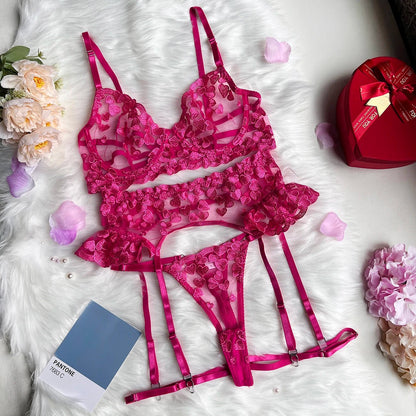 Erocult- Lingerie Set - Raspberry Romance -Lingerie Set