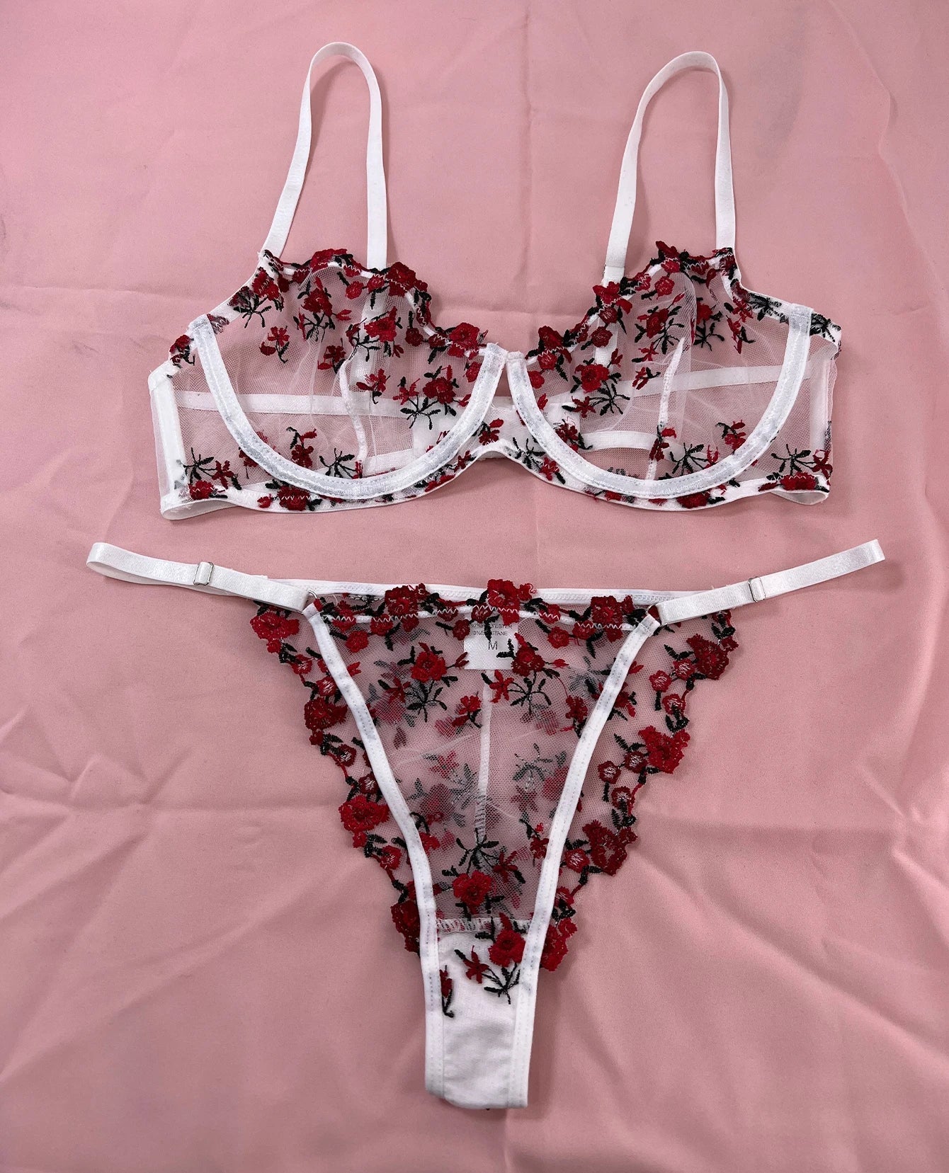 Erocult- Lingerie Set - Rosy Reverie -Lingerie Set