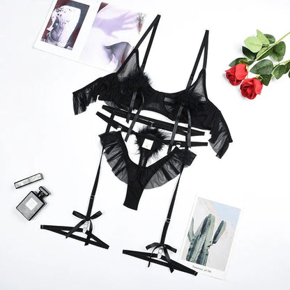 Erocult- Lingerie Set - Scarlet Secret -Lingerie Set