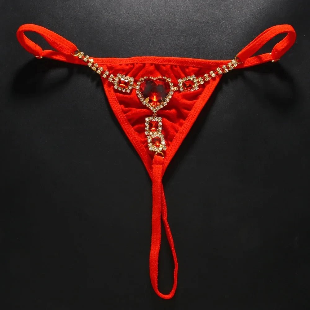 Erocult- Thong - Red Heart -Lingerie Set